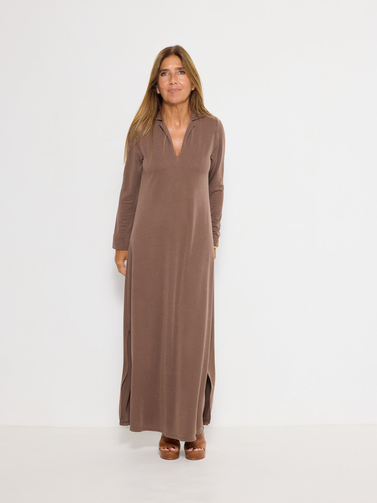 Vestido Duna · Tabaco · 1