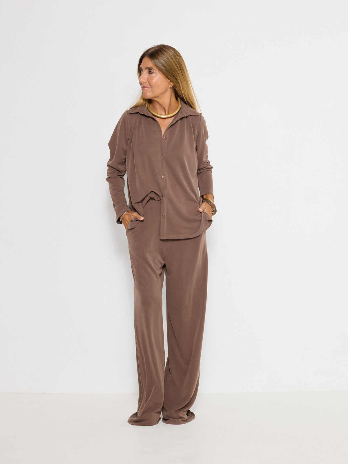 Camisa Duna · Tabaco · 4