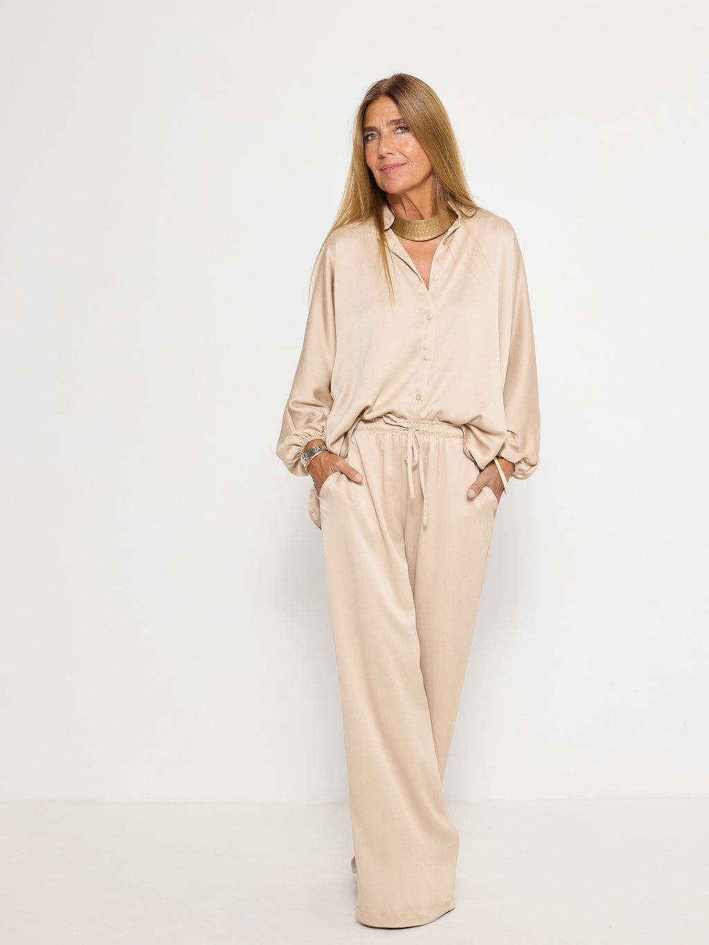 Pantalón Sira · Champán · 1
