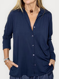 Camisa Lea · Marino